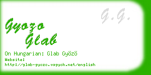 gyozo glab business card